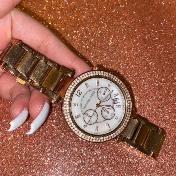 Authentic Michael Kors Rose Gold Watch